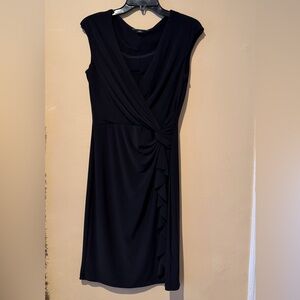 Polo by Ralph Lauren Black Asymmetrical Dress